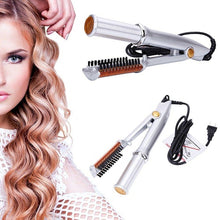 Load image into Gallery viewer, 2-Way Rotating Curling Iron